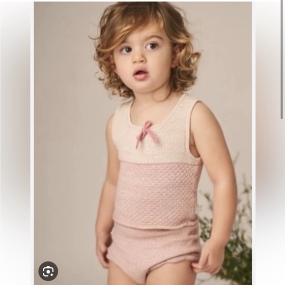 NWOT Tun Tun Pink Marl Knitted Set - Picture 3 of 12